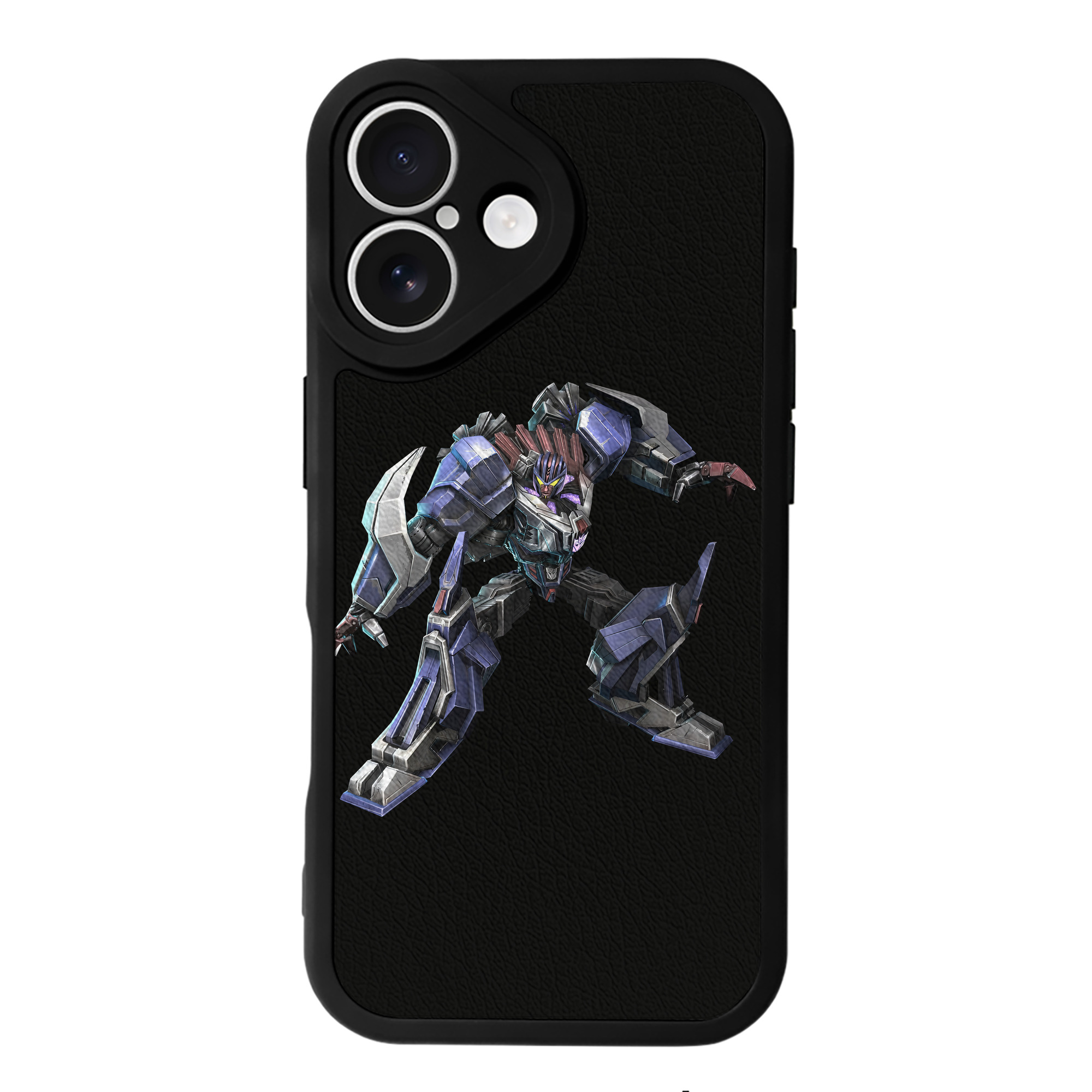 （画像用） Transformers トランスフォーマー 【iPhone 16シリーズ対応】シリコンスマホケース（レザー調） 材質：シリコン